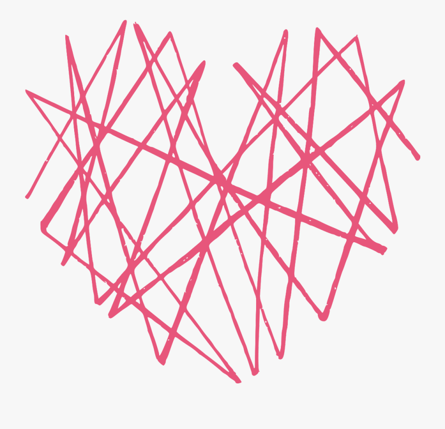 #heart #abstract #line #lines #4asno4i #remixme #remixit - Heart Abstract, Transparent Clipart