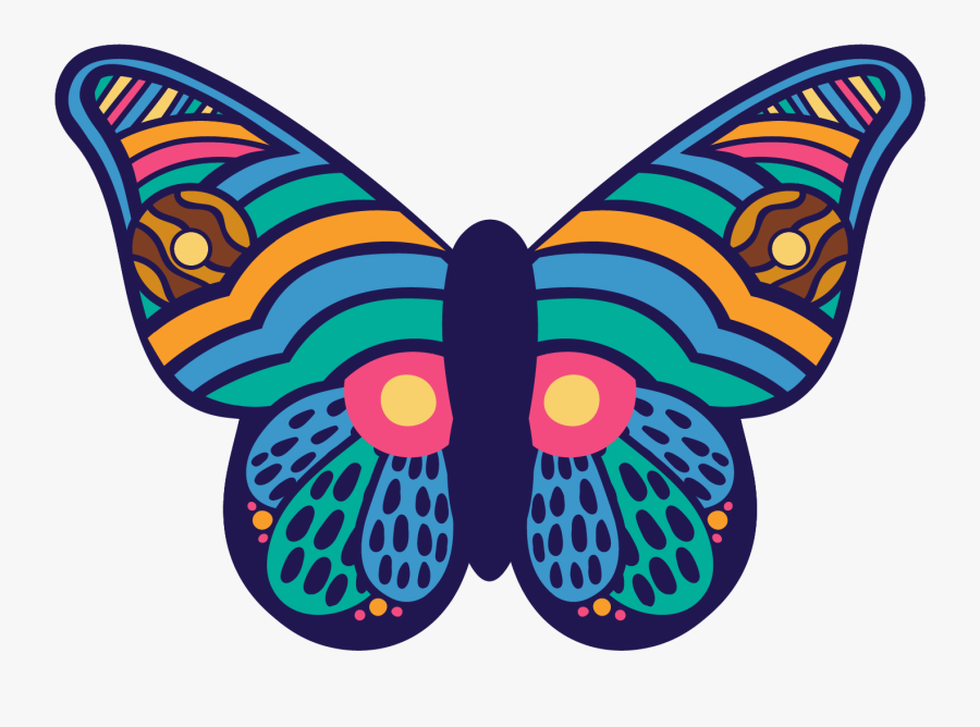 2020 Butterfly Decorative, Transparent Clipart