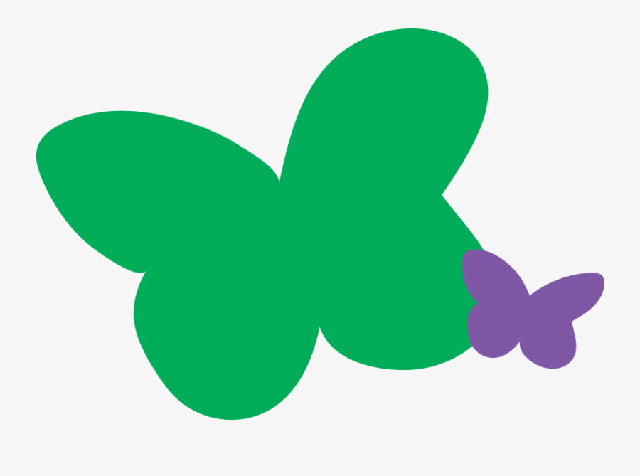 2020 Butterflies Green And Purple - Butterfly, Transparent Clipart