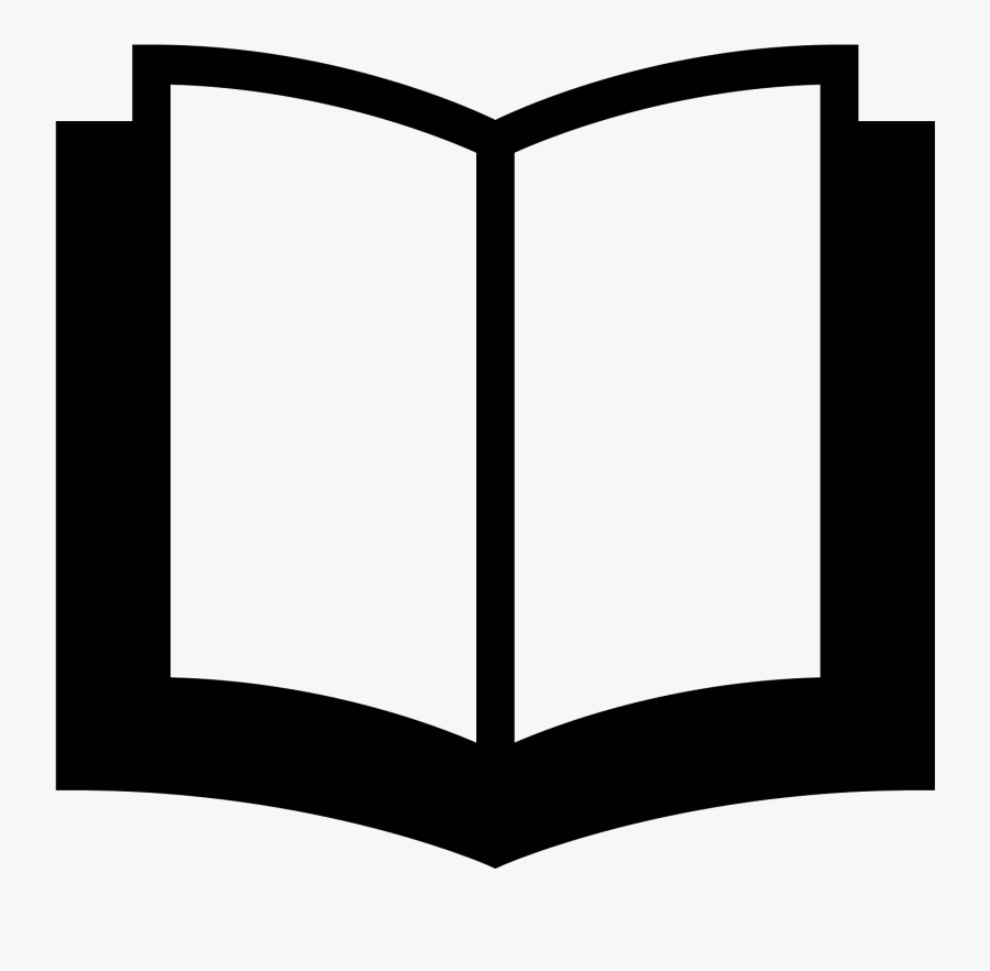 Open Book Filled Icon - Libro Png Icon, Transparent Clipart