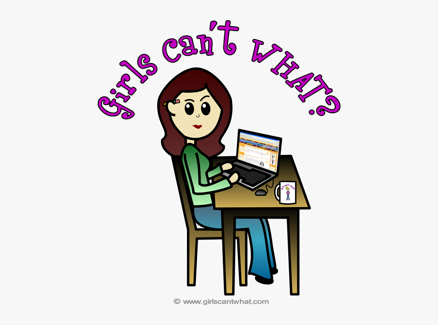 Computer Clip Geek - Happy Birthday Firefighter Girl, Transparent Clipart