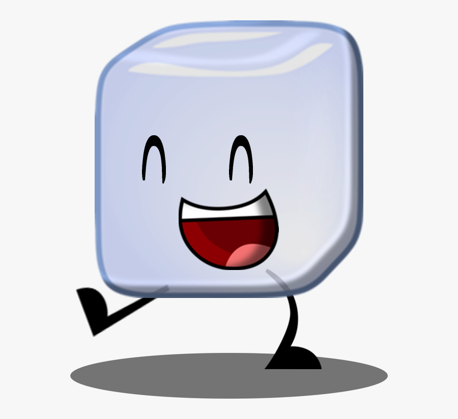 Ice Cube Clipart Cube Object - Cartoon Ice Cube Smiling, Transparent Clipart