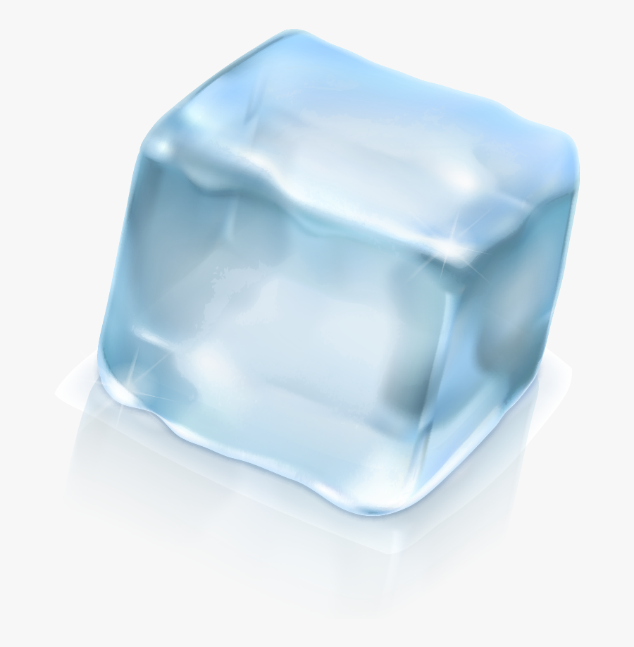 Realistic Ice Vector Material Texture Png Download - Transparent Ice Cube Vector, Transparent Clipart