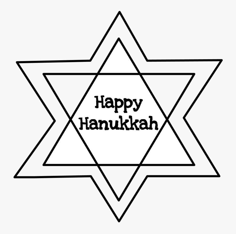 Happy Hanukkah, Star Of David, Blue - Schools Of Magic Symbols D&d, Transparent Clipart