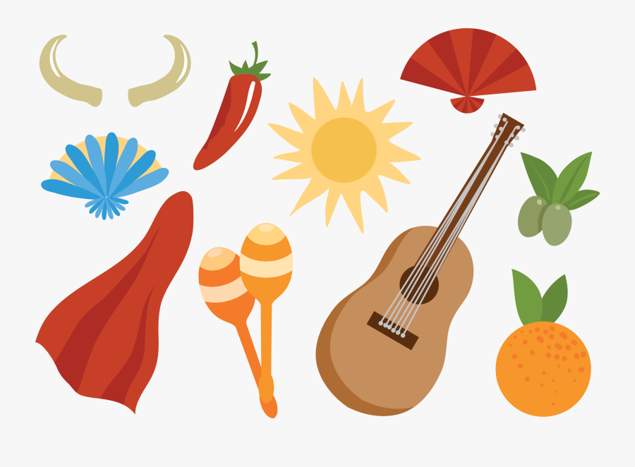 Spain Clipart Musical Instrument, Transparent Clipart