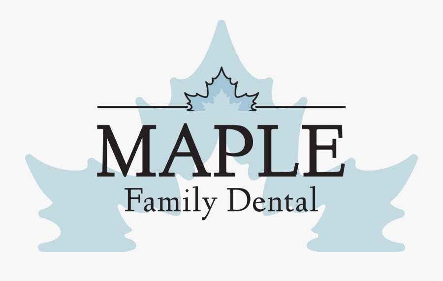 Maple Family Dental Logo - Graphic Design, Transparent Clipart