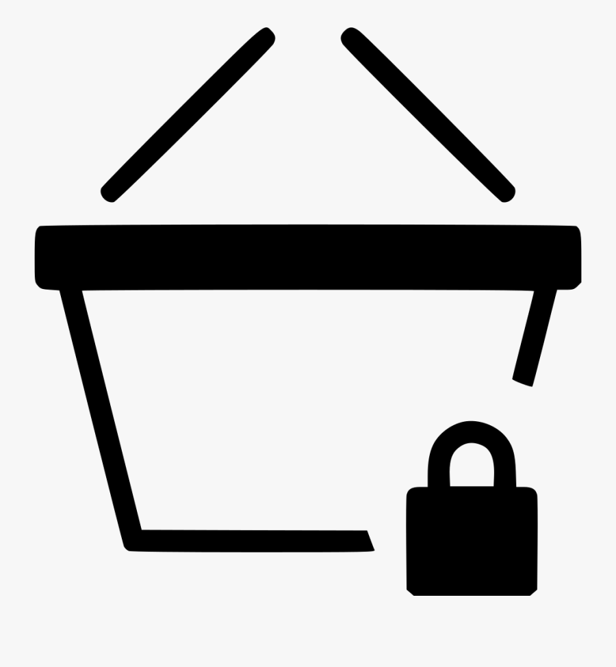 Basket Shop Buy Lock Secure Comments Clipart , Png, Transparent Clipart