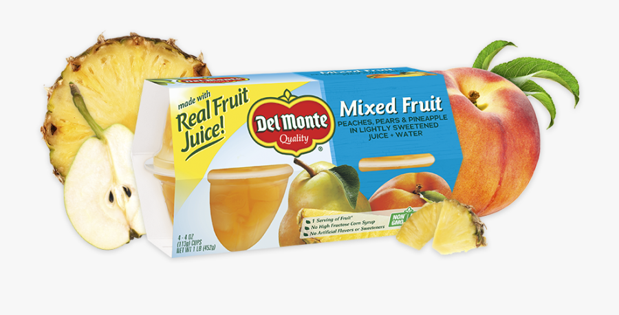 Mixed Fruit, Fruit Cup® Snacks - Monte, Transparent Clipart