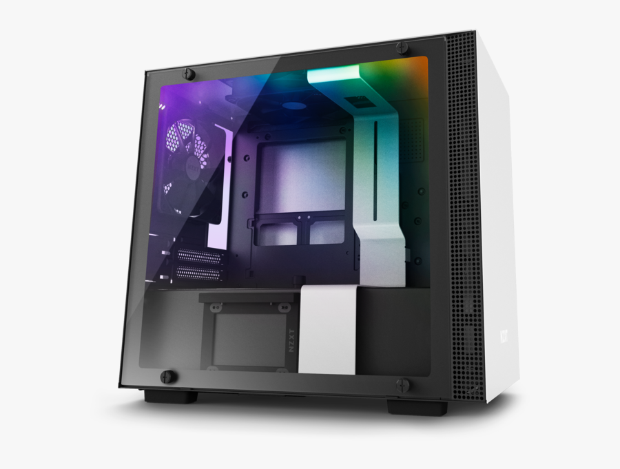 Nzxt-h200i - Mini Itx Case Water Cooling, Transparent Clipart