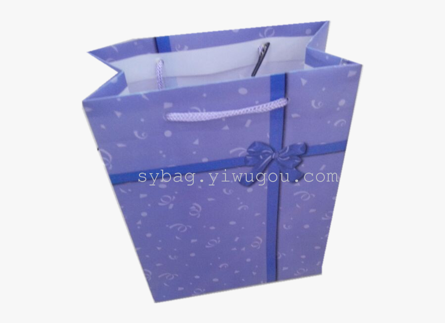 Transparent Blue Gift Bow Png - Box, Transparent Clipart