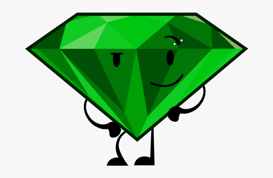 Emerald Clipart Jade - Bfdi Jade, Transparent Clipart