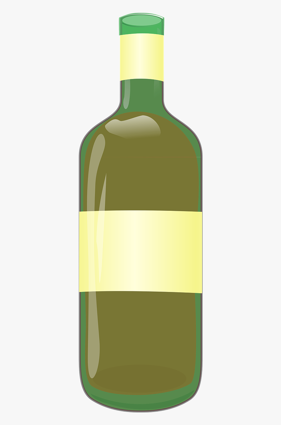 Liquor Bottle Green Free Photo - Cheese And Wine Cartoon, Transparent Clipart