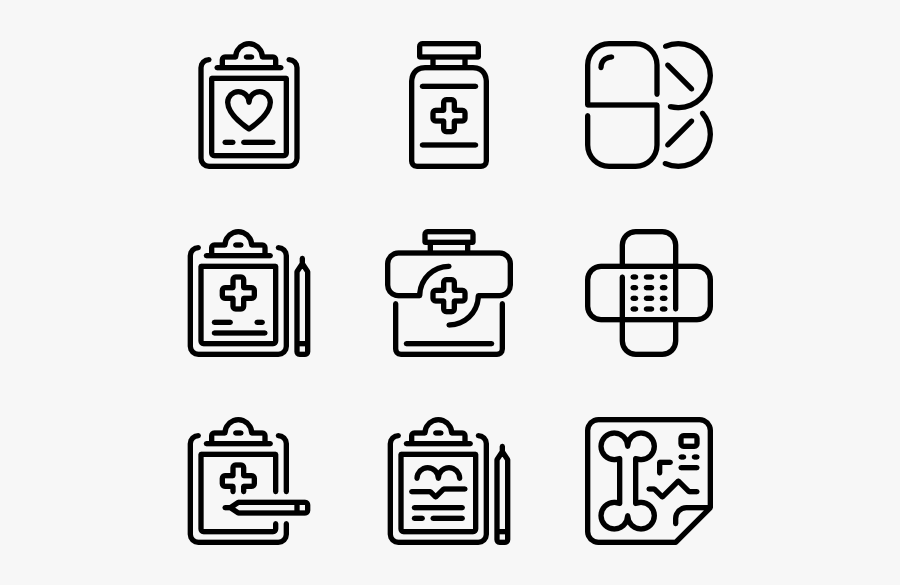Medicine Vector Medical Kit - Mobile App Icon Vector, Transparent Clipart
