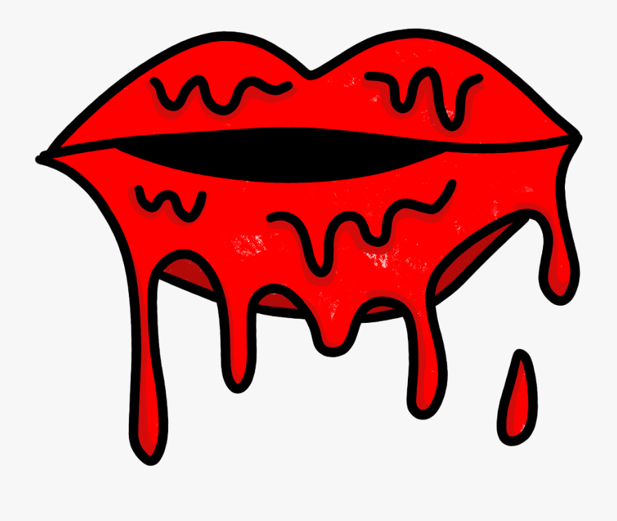 #lips #red #liquid #lipstick #makeup #girl #glam #grimeart - Grime Art Lips, Transparent Clipart