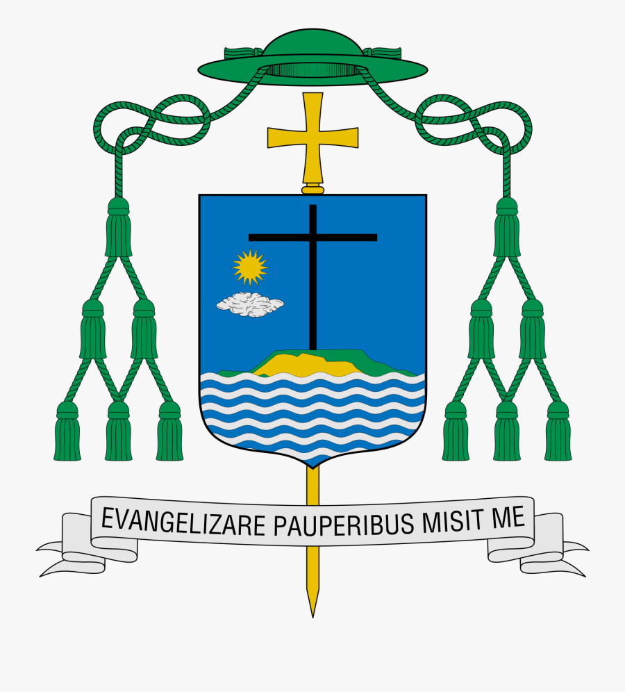 Transparent El Morro Clipart - Coat Of Arms Of Bishop Julito Cortes, Transparent Clipart