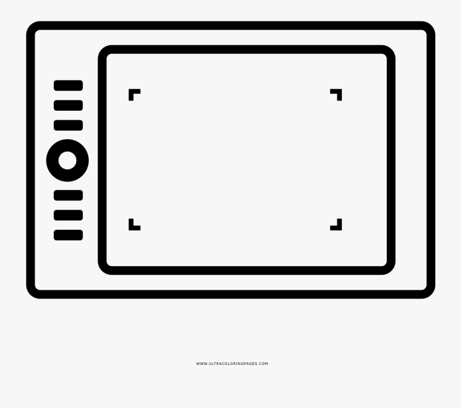 Transparent Drawing Tablet Png - Circle, Transparent Clipart