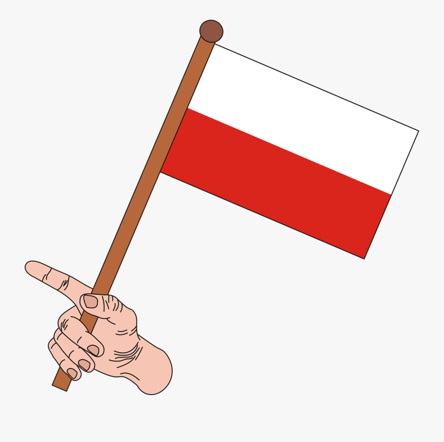 Polish Flag Flag White-red Free Photo - Logo Nepal Flag Png, Transparent Clipart