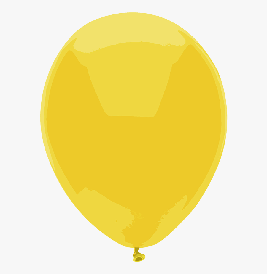 Bright Yellow Balloon - Yellow Colour Balloon Png, Transparent Clipart