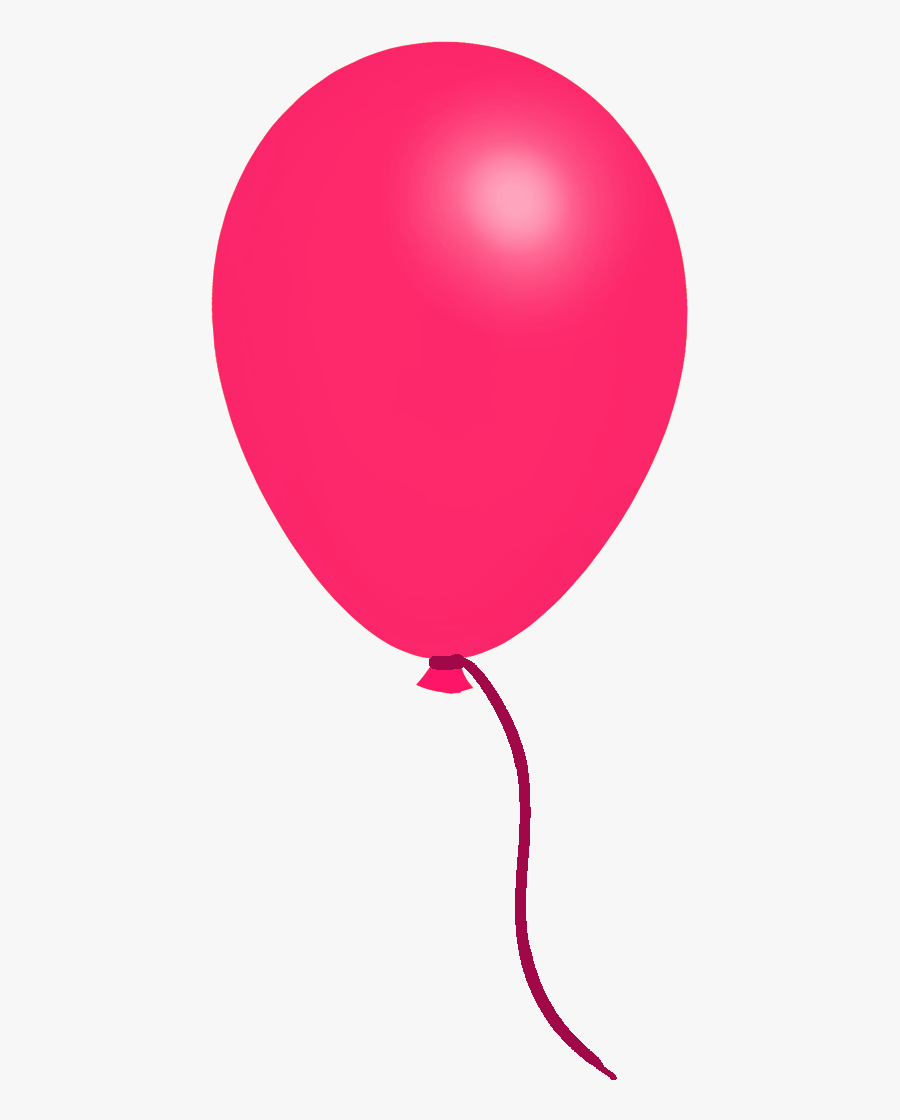 Dark Pink Balloon Clip Art - Balloon, Transparent Clipart