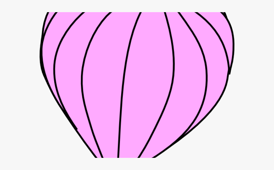 Hot Air Balloon Clipart Light Pink - Circle, Transparent Clipart