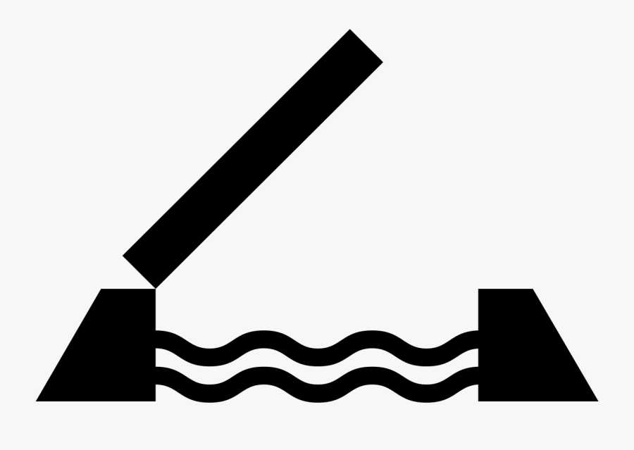 Transparent Bridge Icon Png - Moving Bridge Sign, Transparent Clipart