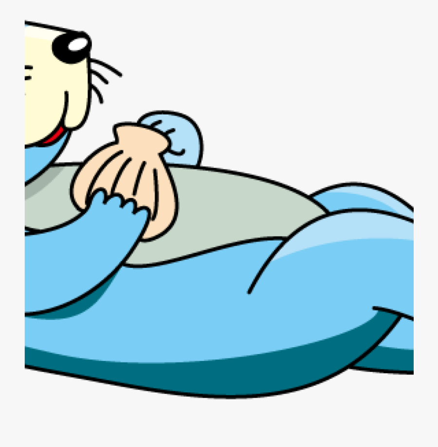 Sea Otter Clip Art Cute Sea Otter Clipart Space Clipart - Sea Otter Black And White, Transparent Clipart