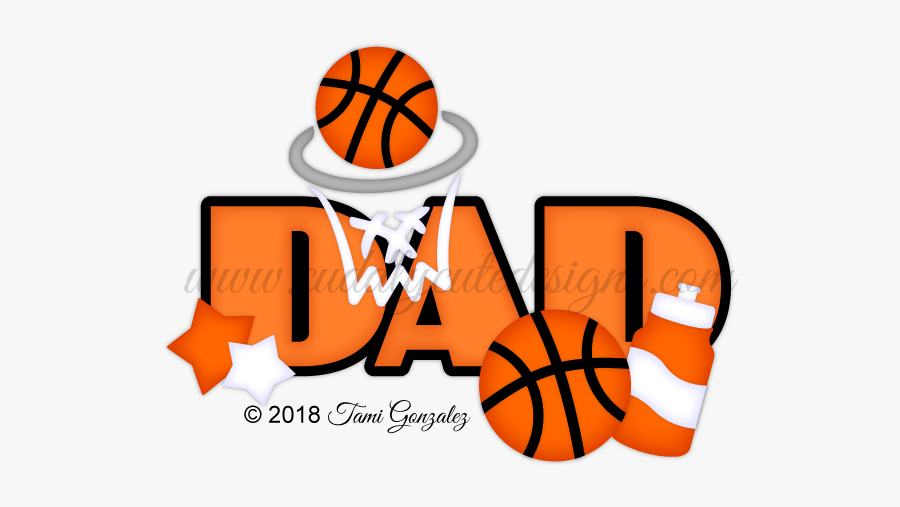 Happy Fathers Day Basketball, Transparent Clipart