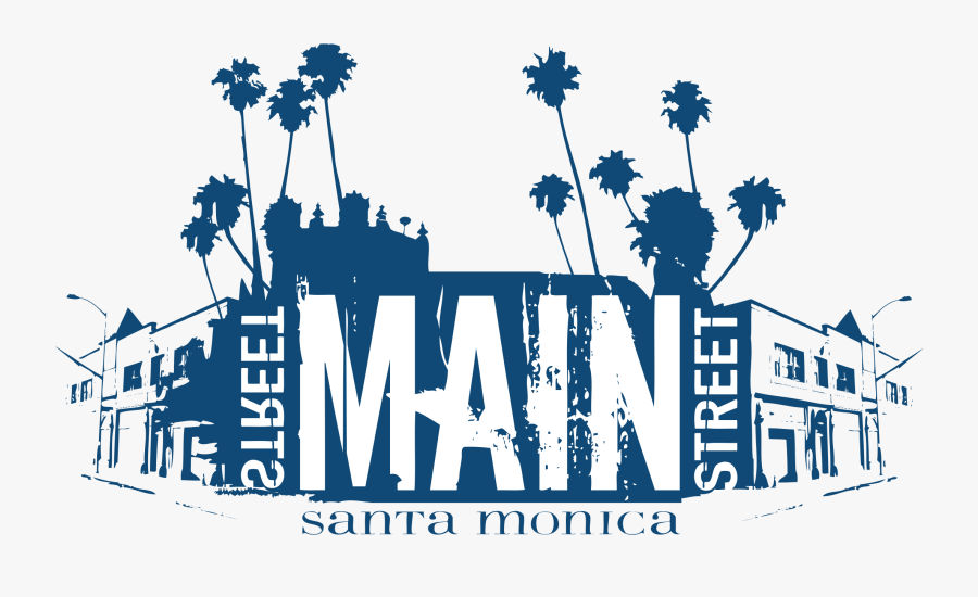 Main Street, Santa Monica - Illustration, Transparent Clipart