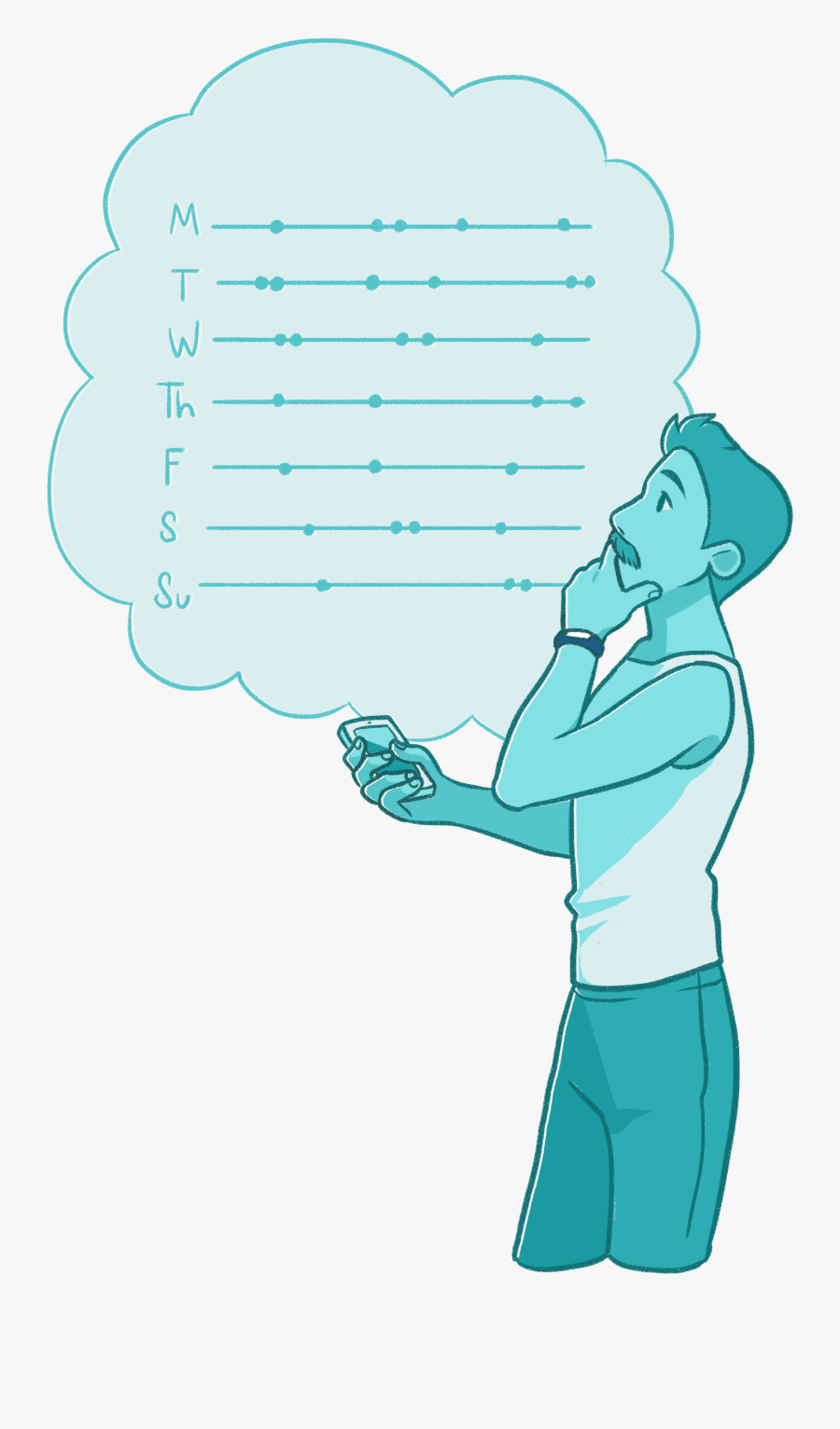 Keen Let"s You Track Your Unwanted Trichotillomania - Illustration, Transparent Clipart
