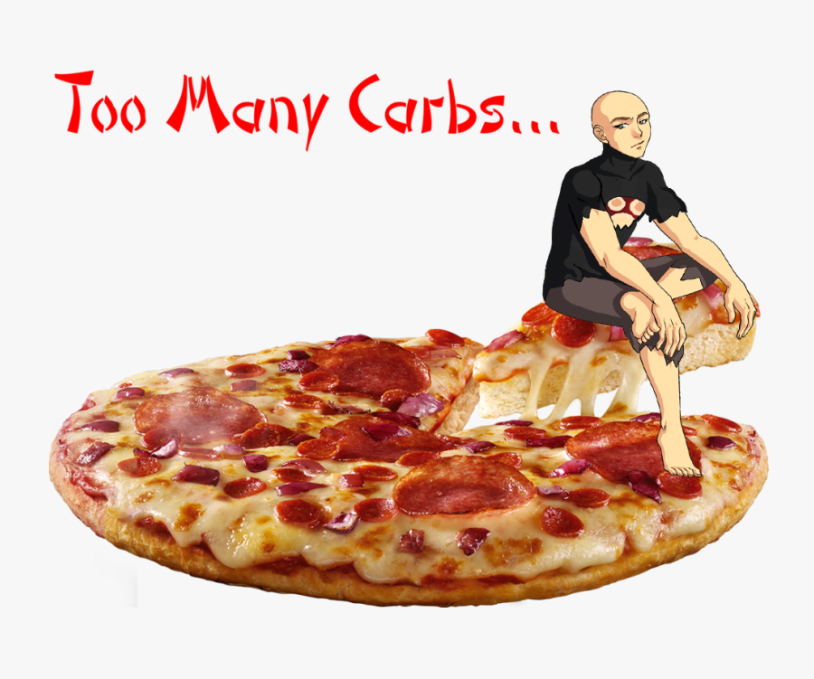 Pepperoni Pizza, Transparent Clipart