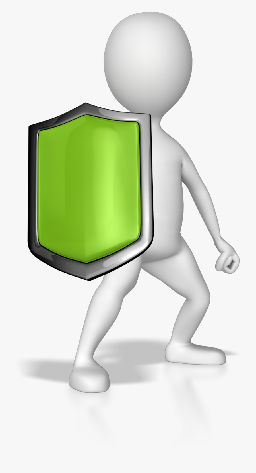 Stick Figure Holding Virius Shield 1600 Clr - Protective Assessment In Income Tax, Transparent Clipart