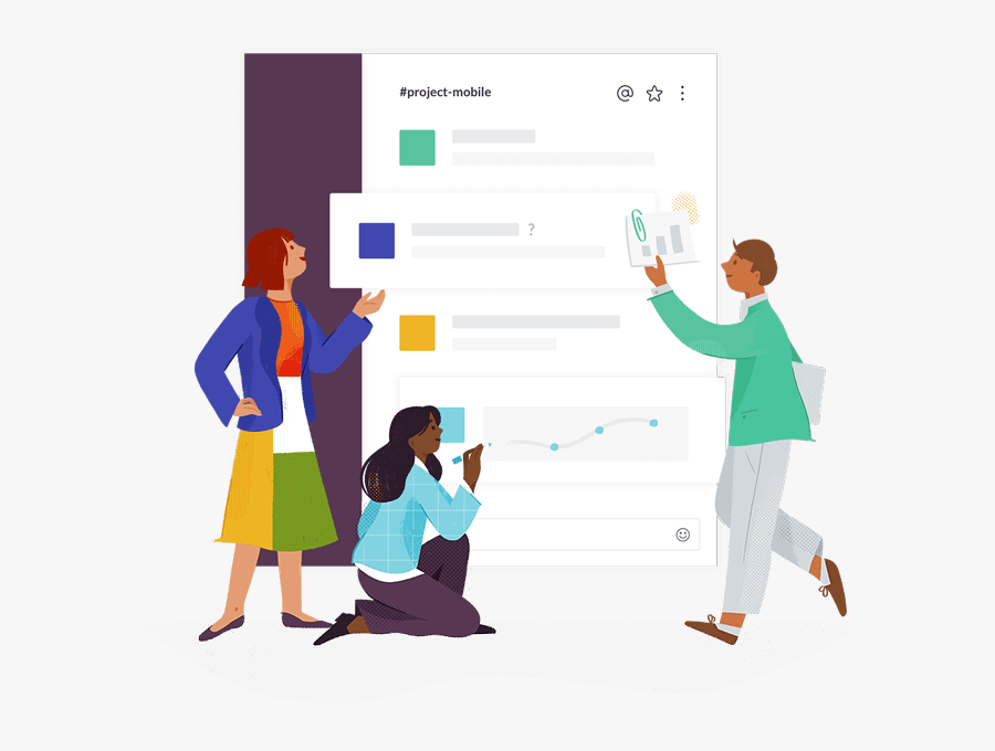 Where Work Happens Slack - Slack Where Work Happens, Transparent Clipart