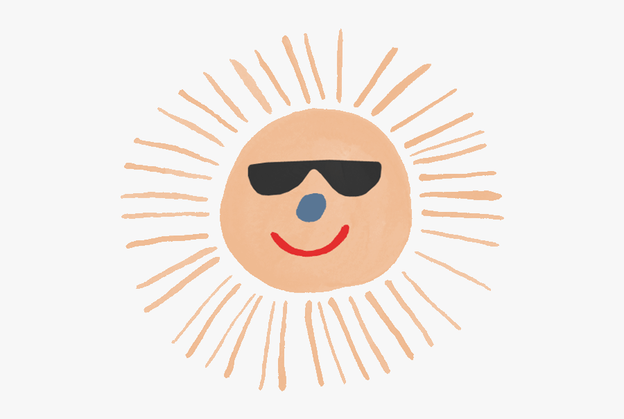 Cool Sun - Circle, Transparent Clipart