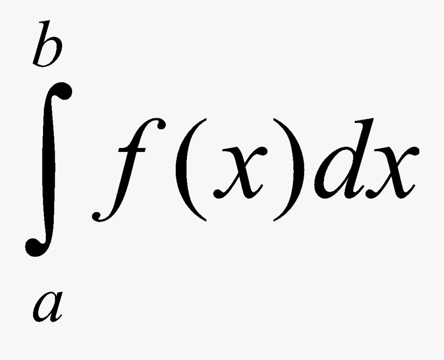 Maths Integral, Transparent Clipart