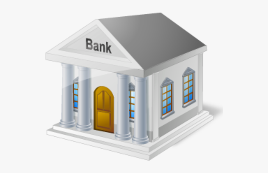 3d Bank Icon Png, Transparent Clipart