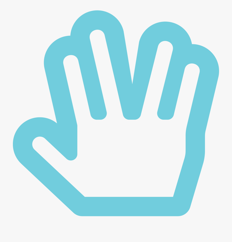 Live Long And Prosper Icon Clipart , Png Download, Transparent Clipart