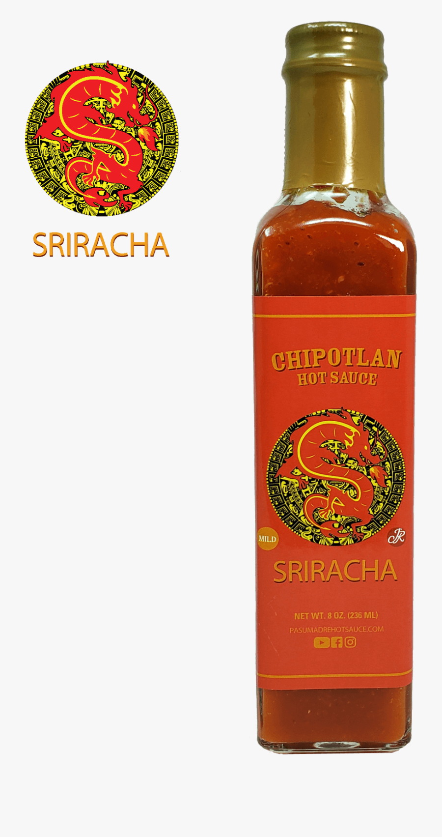Transparent Sriracha Png - Bottle, Transparent Clipart