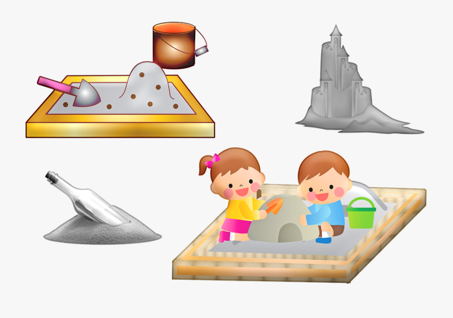Sandbox Child Boy - My Summer Holidays, Transparent Clipart