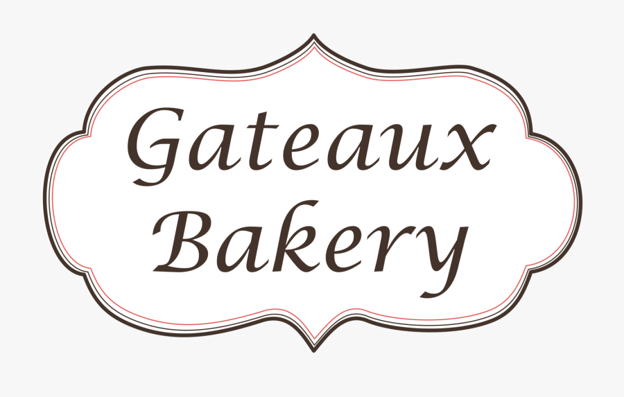 Gateaux Bakery Cafe - Calligraphy, Transparent Clipart