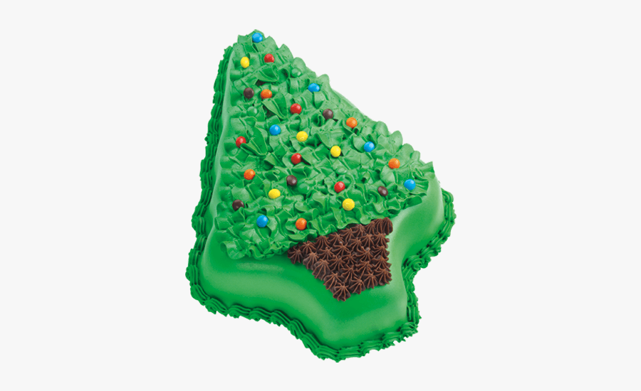 Christmas Tree Ice Cream Cake, Transparent Clipart
