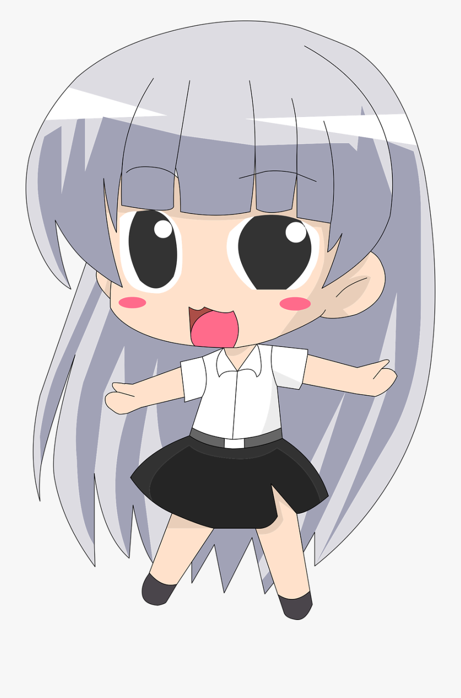 Students Woman Lady Free Photo - Invitation Card Anime Birthday, Transparent Clipart