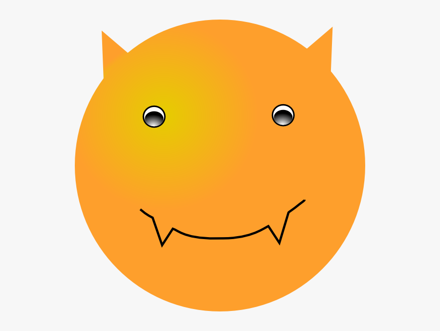 Free Vector Devilish Clip Art - ภาพ อิ โม ติ คอน, Transparent Clipart
