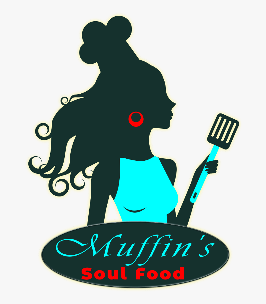 Female Chef Silhouette Clipart, Transparent Clipart