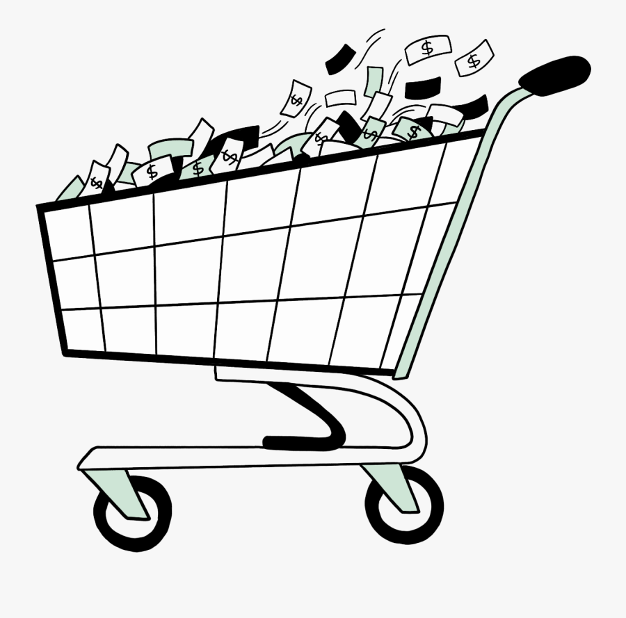 Shopping Cart, Transparent Clipart