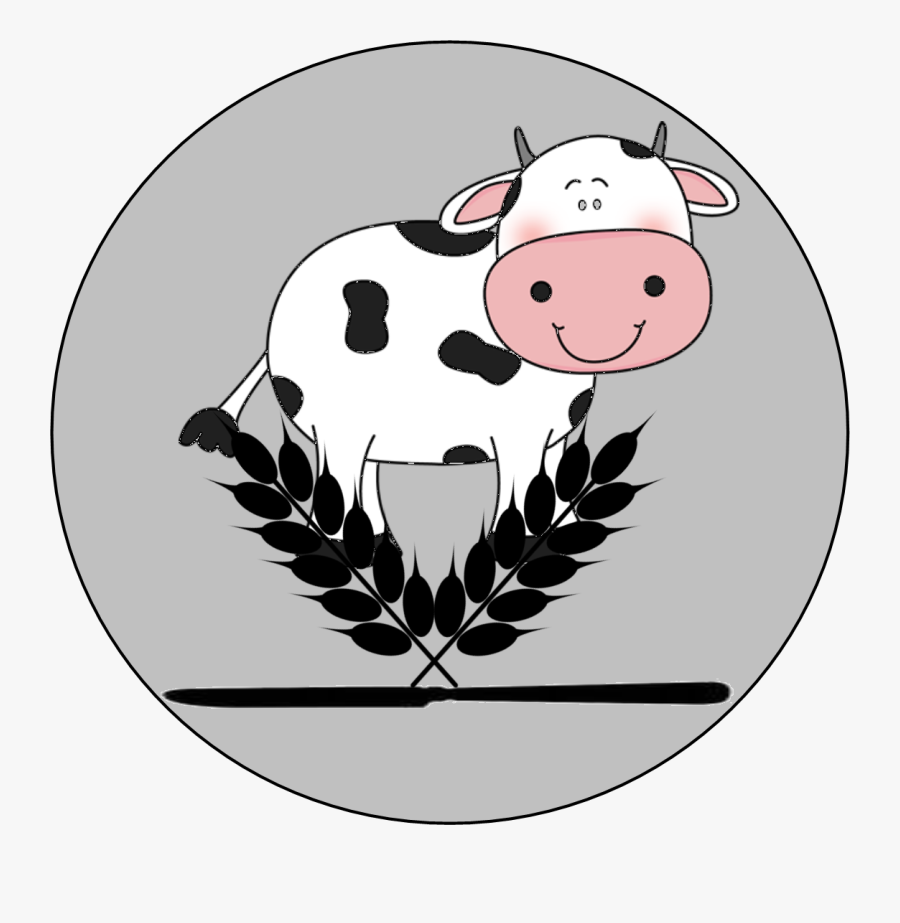 Clip Art Cute Cow, Transparent Clipart