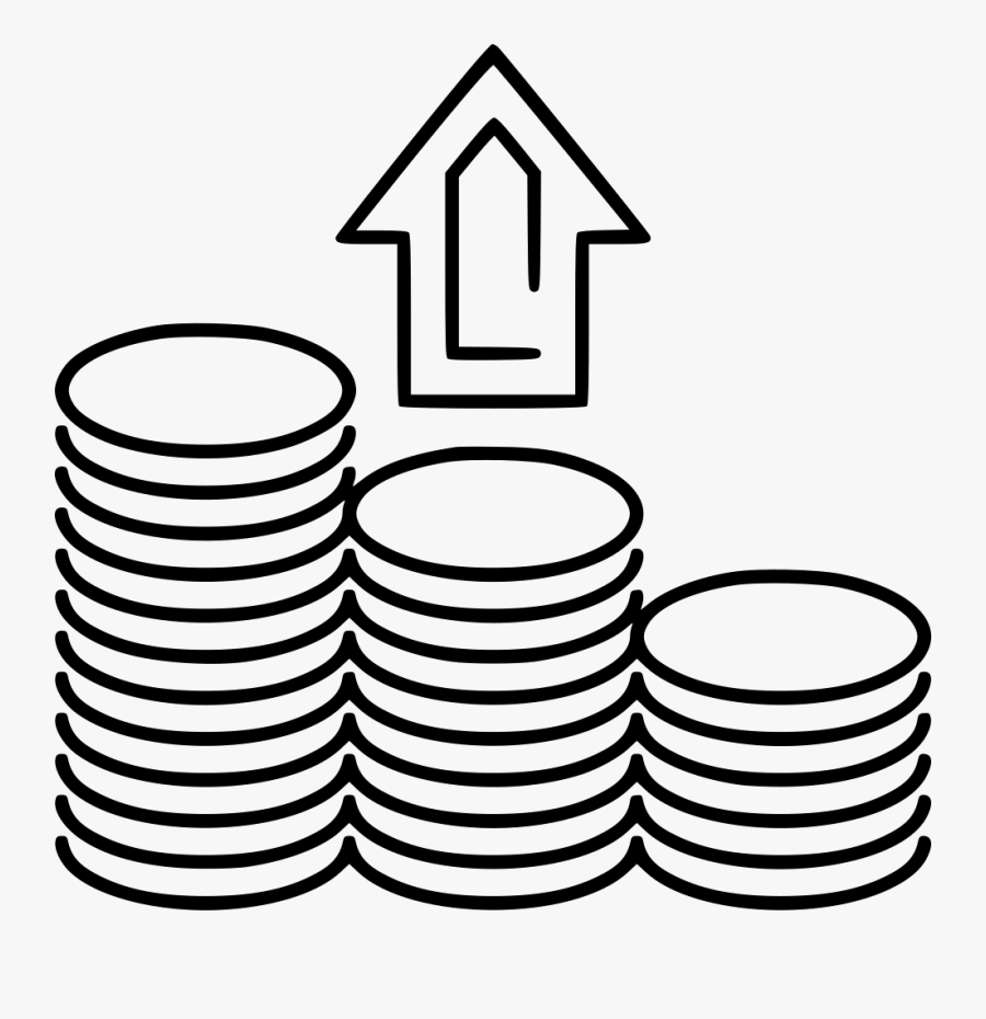 Give Coins Stacks Comments - Drawings Of Stacks Of Money, Transparent Clipart