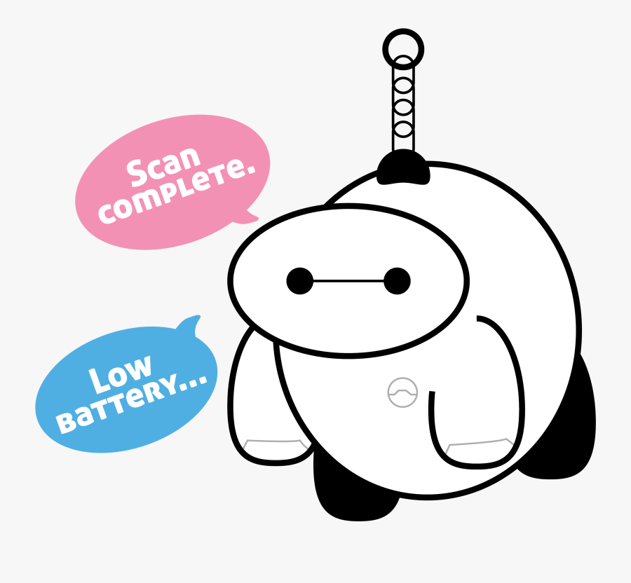 Baymax Hanging Keychain Hugs-01 - Baymax Scan Meme, Transparent Clipart