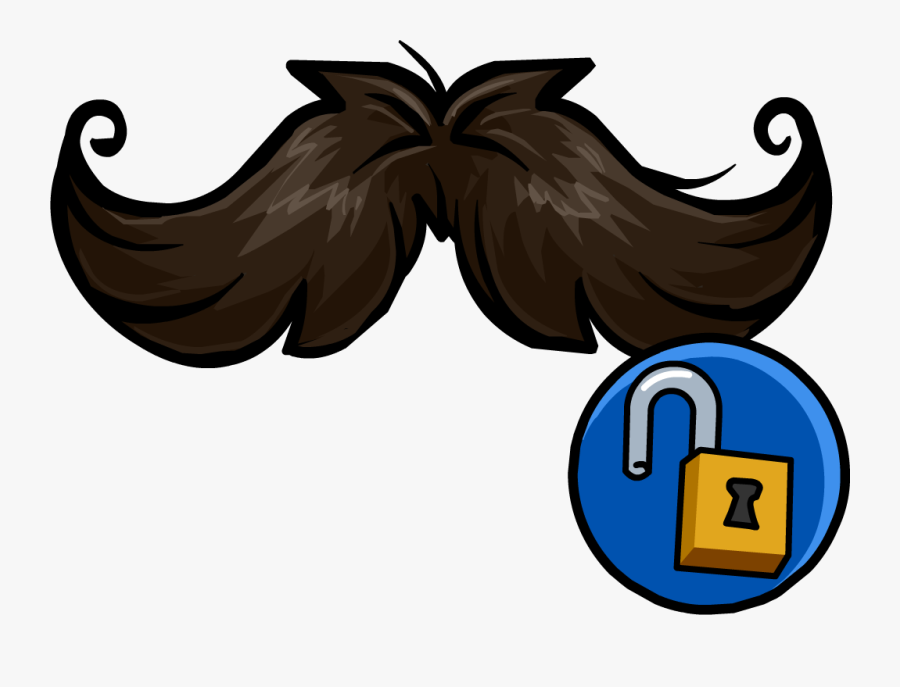 Moustache Clipart File - Free Penguin Codes Dress, Transparent Clipart