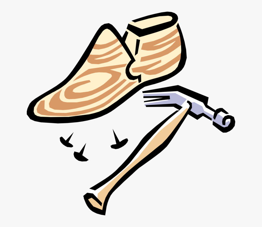 Vector Illustration Of Cobbler Shoemaker"s Tools - Shoemaker Clipart, Transparent Clipart