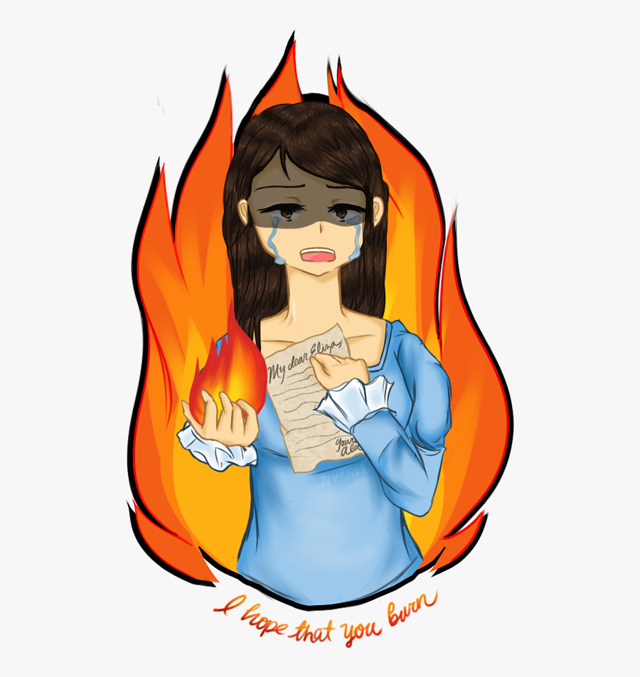 I Hope That You Burn - Cartoon, Transparent Clipart